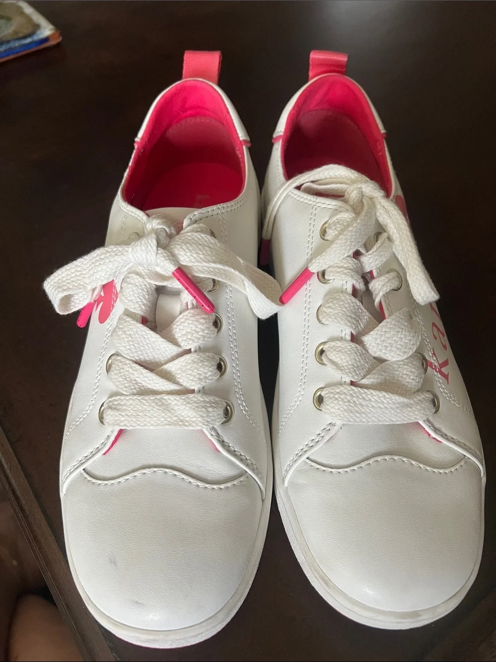 Kate Spade Nikki Sneaker in Optic White/Pink Peppercorn - size 8.5